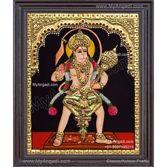 Hanuman Tanjore Painting