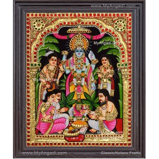 Sathya Narayana Tanjore Painting
