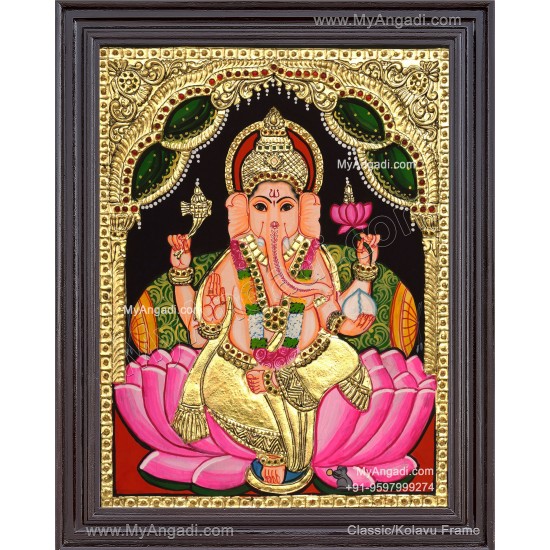 Ganesha Tanjore Painting