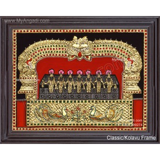 Saptha Kannigal Tanjore Painting