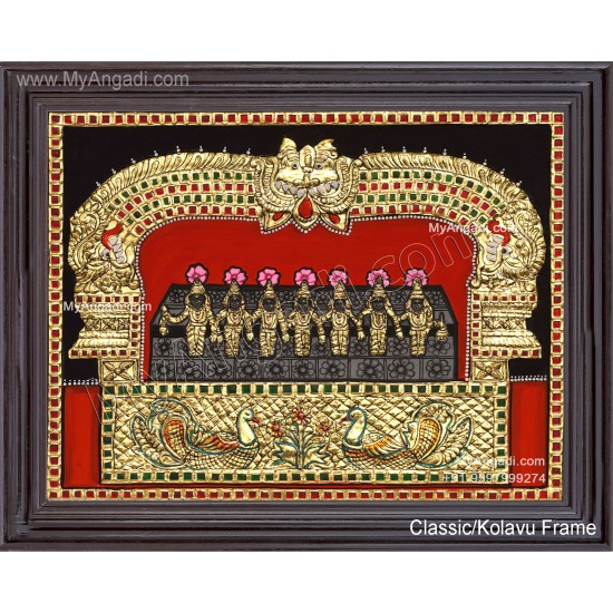 Saptha Kannigal Tanjore Painting