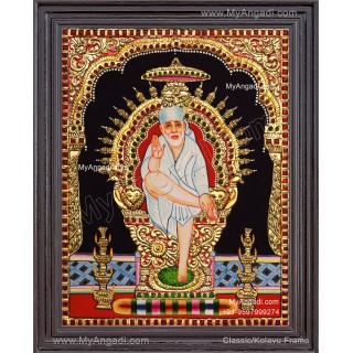 Saibaba Tanjore Painting