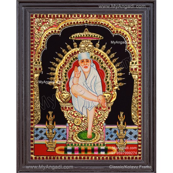 Saibaba Tanjore Painting