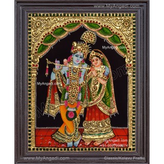 Radha Krishna Tanjore Painting