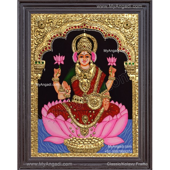 Mahalakshmi Tanjore Painting