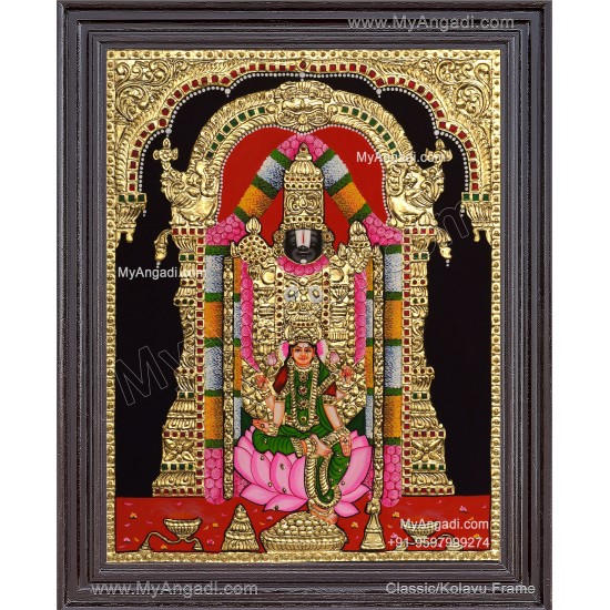 Balaji Lakshmi Tanjore Painting