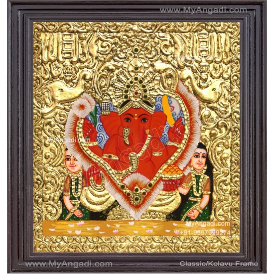 Sidhi Ganapathi Tanjore Paintings