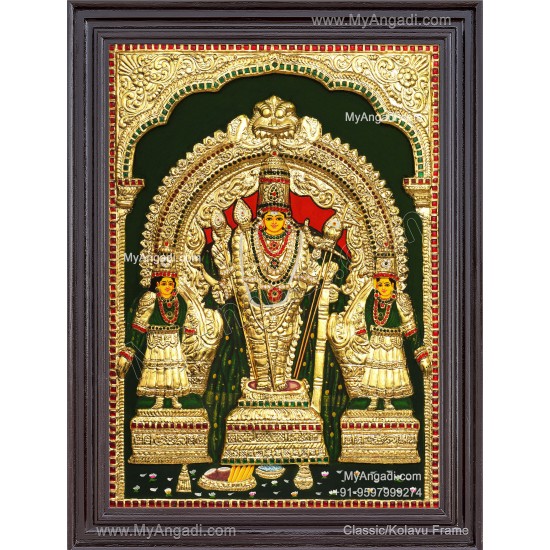 2D Thiruchendhur Murugan Tanjore Paintings