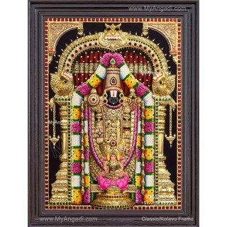 Balaji 3d Tanjore Painting