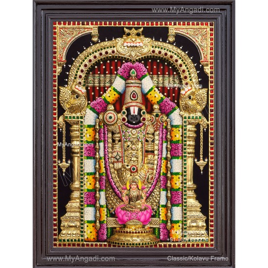 Balaji 3d Tanjore Painting