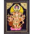 Kan Drishti Ganapathi Tanjore Painting