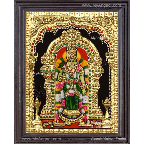 Meenakshi Amman Tanjore Painting
