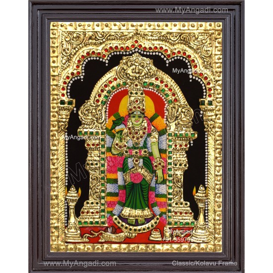 Meenakshi Amman Tanjore Painting