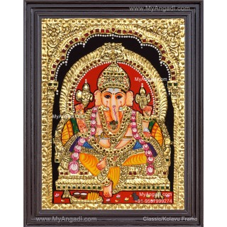 Vinayagar Tanjore Painting
