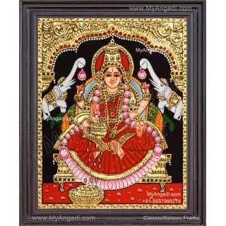 Gajalakshmi Tanjore Painting