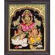 Ganesha Lakshmi Saraswathi Tanjore Painting