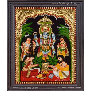 Sathyanarayana Tanjore Painting