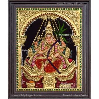 Raja Rajeshwari Tanjore Painting