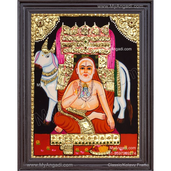 Ragavendra Tanjore Painting, Saint Tanjore Painting