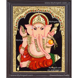 Ganesha Tanjore Painting