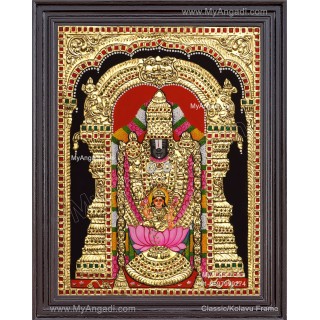 Venkateshwara  Swamy Tanjore Painting
