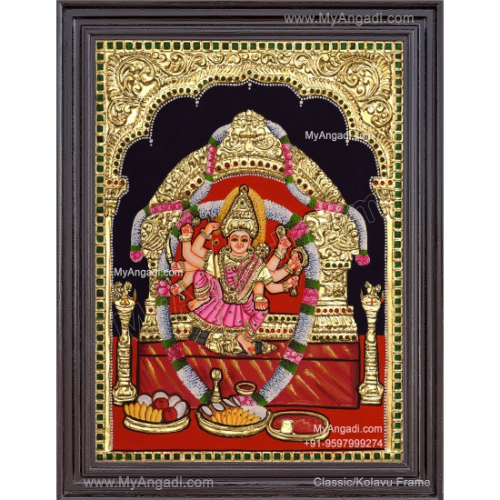 Kariya Kali Amman Tanjore Painting Kariya Kali Amman Tanjore Painting