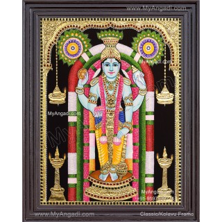 Guruvayoorappan Tanjore Painting