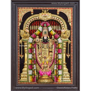 3d Balaji Lakshmi Tanjore Painting