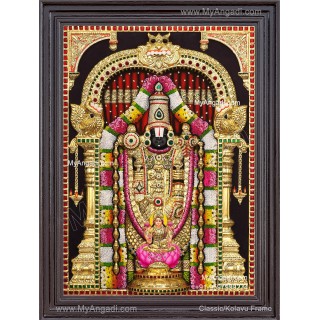 3d Balaji Lakshmi Tanjore Painting