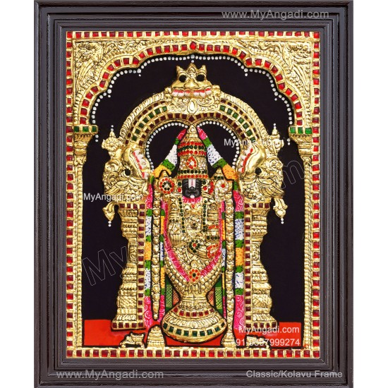 3D Balaji Tanjore Painting