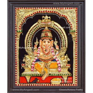 3D Ganesha Tanjore Painting