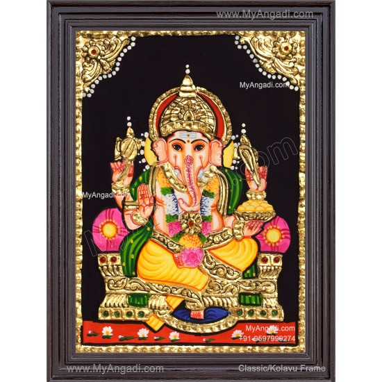 Ganesha Tanjore Painting