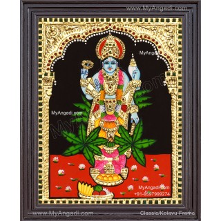 Sathya Narayana Swami Tanjore Painting