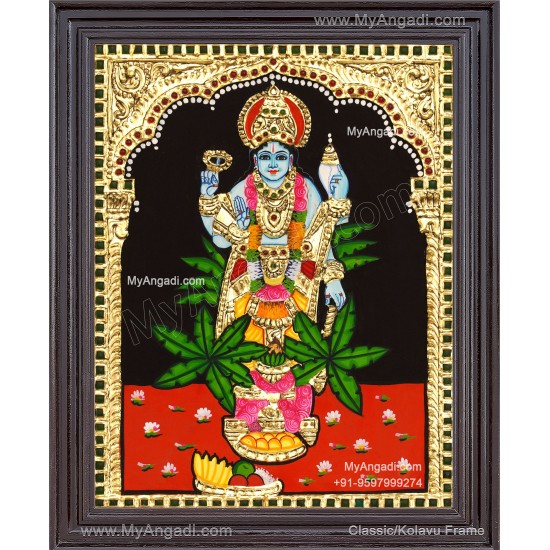 Sathya Narayana Swami Tanjore Painting