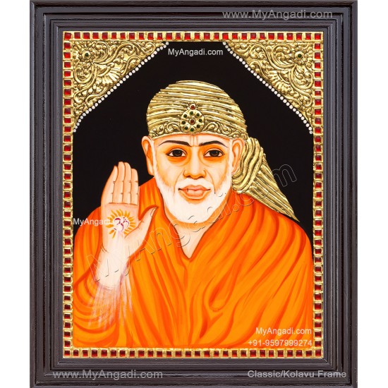 Saibaba Tanjore Painting