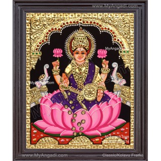 Gajalakshmi Tanjore Painting