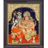 Shivan Family Tanjore Painting