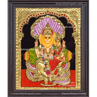 Lakshmi Narasimhar Tanjore Painting