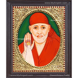 Saibaba Tanjore Painting