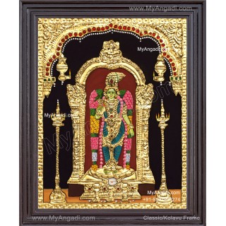 Meenakshi Amman Tanjore Painting