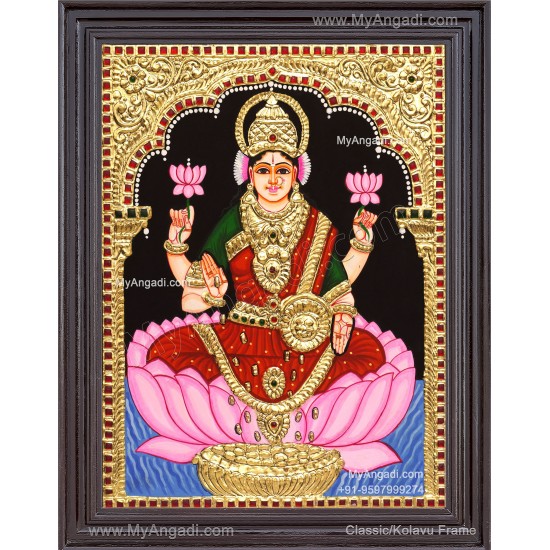 Mahalakshmi Tanjore Painting