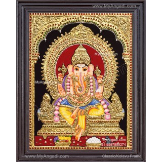 Ganesha Tanjore Painting