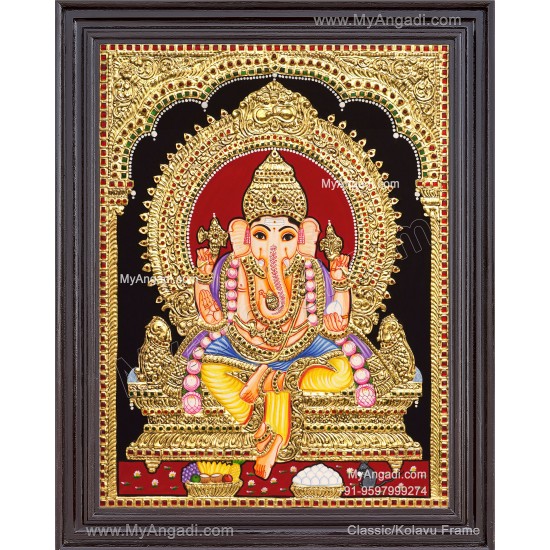 Ganesha Tanjore Painting