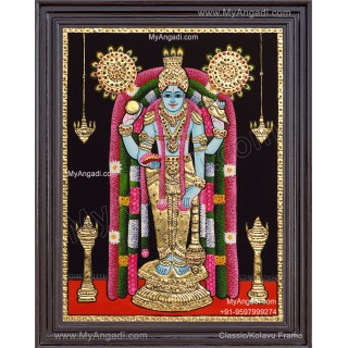 Guruvayurappan Tanjore Painting