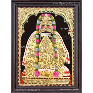 Pillaiyarpatti karpaga Vinayagar Tanjore Painting