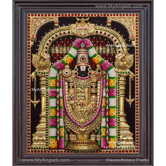 3D Balaji Tanjore Painting