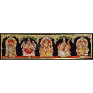 5 Panel  Tanjore Painting