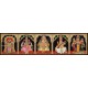 5 Panel  Tanjore Painting