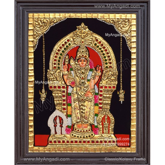 Thiruchendhur Murugan Tanjore Painting