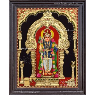 Palani  Murugan Tanjore Painting